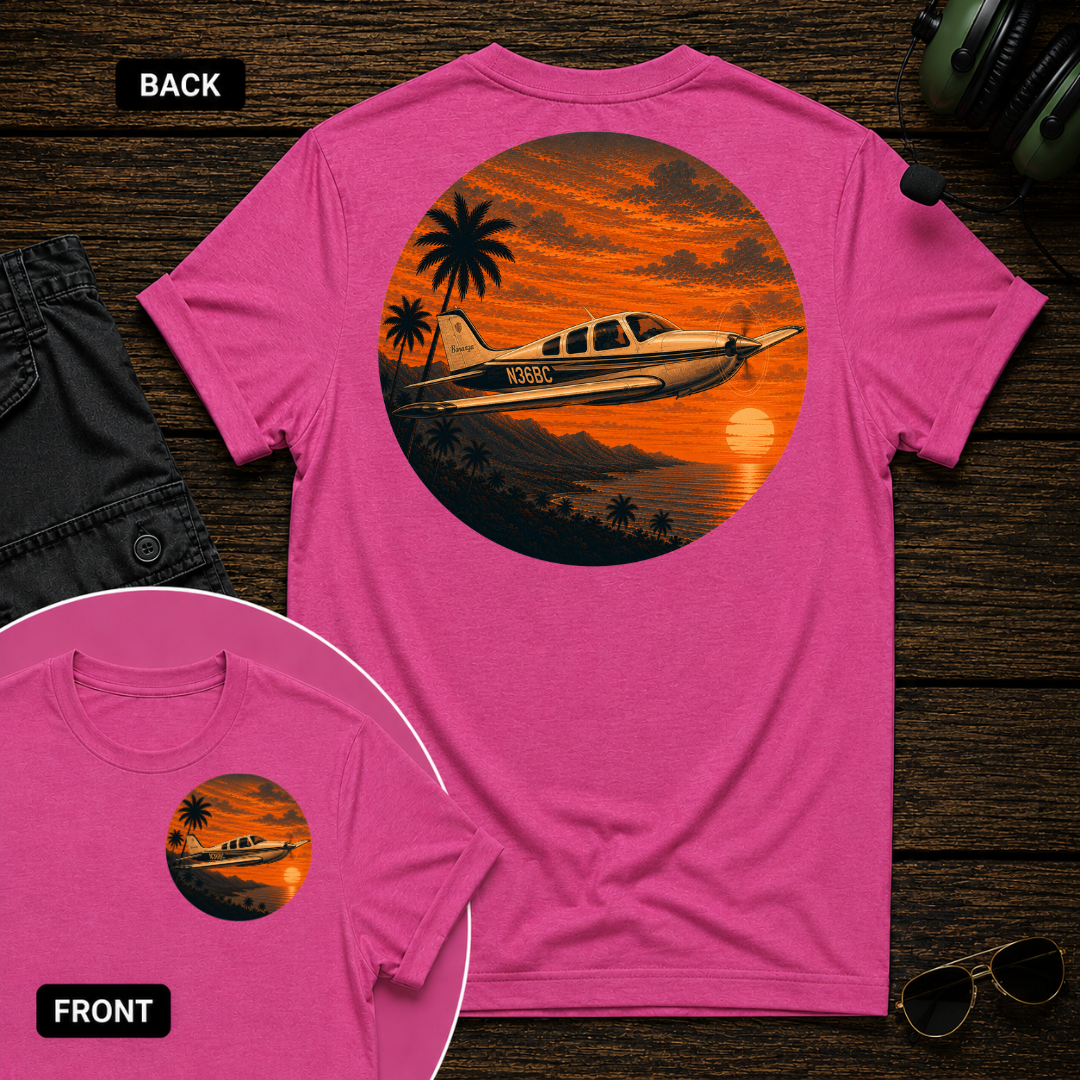 Bonanza Tropic Sunset SS 2 Sided T-shirt