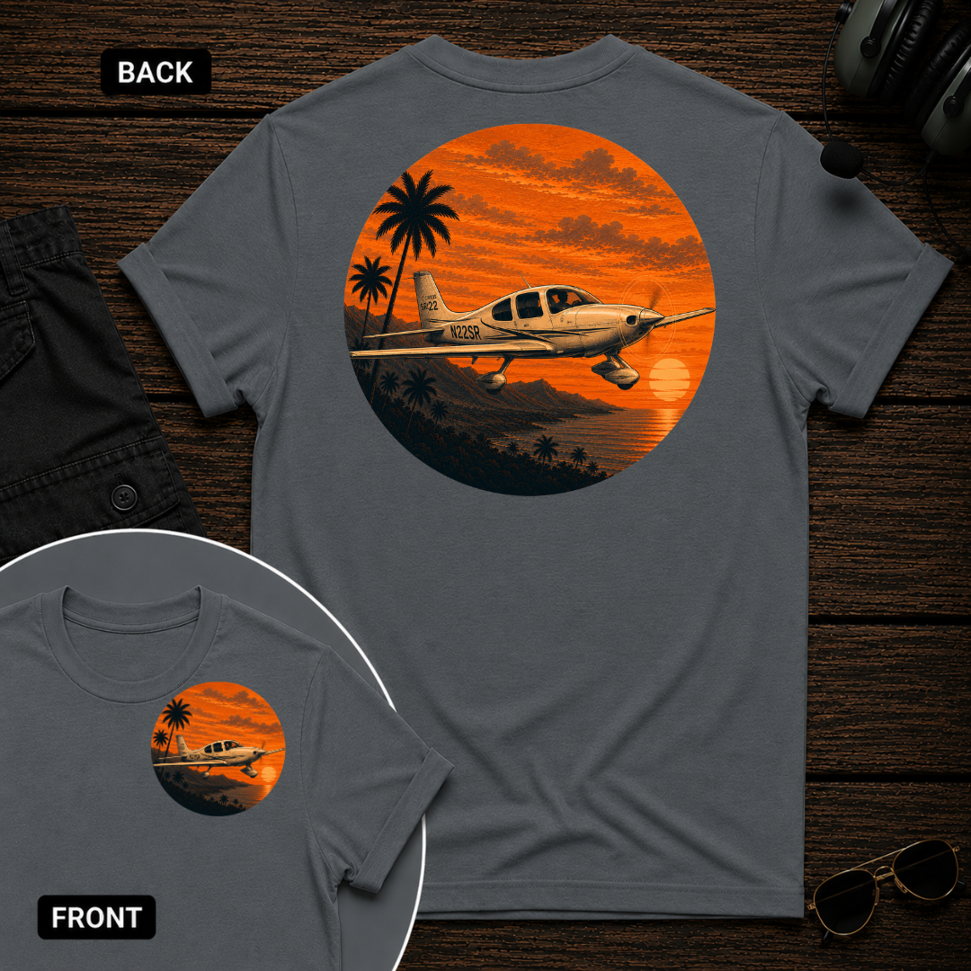 Cirrus Tropic Sunset SS 2 Sided T-shirt