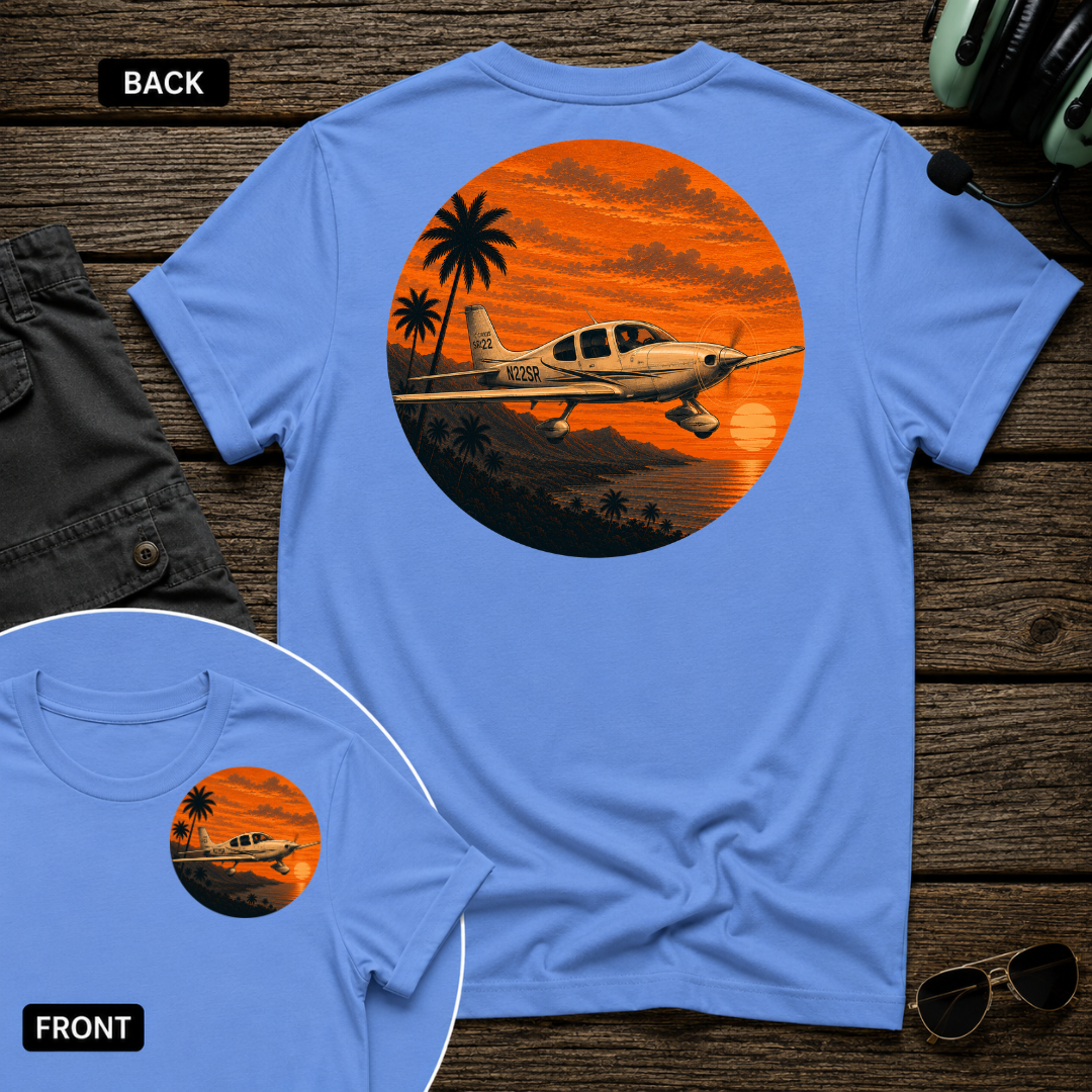 Cirrus Tropic Sunset SS 2 Sided T-shirt