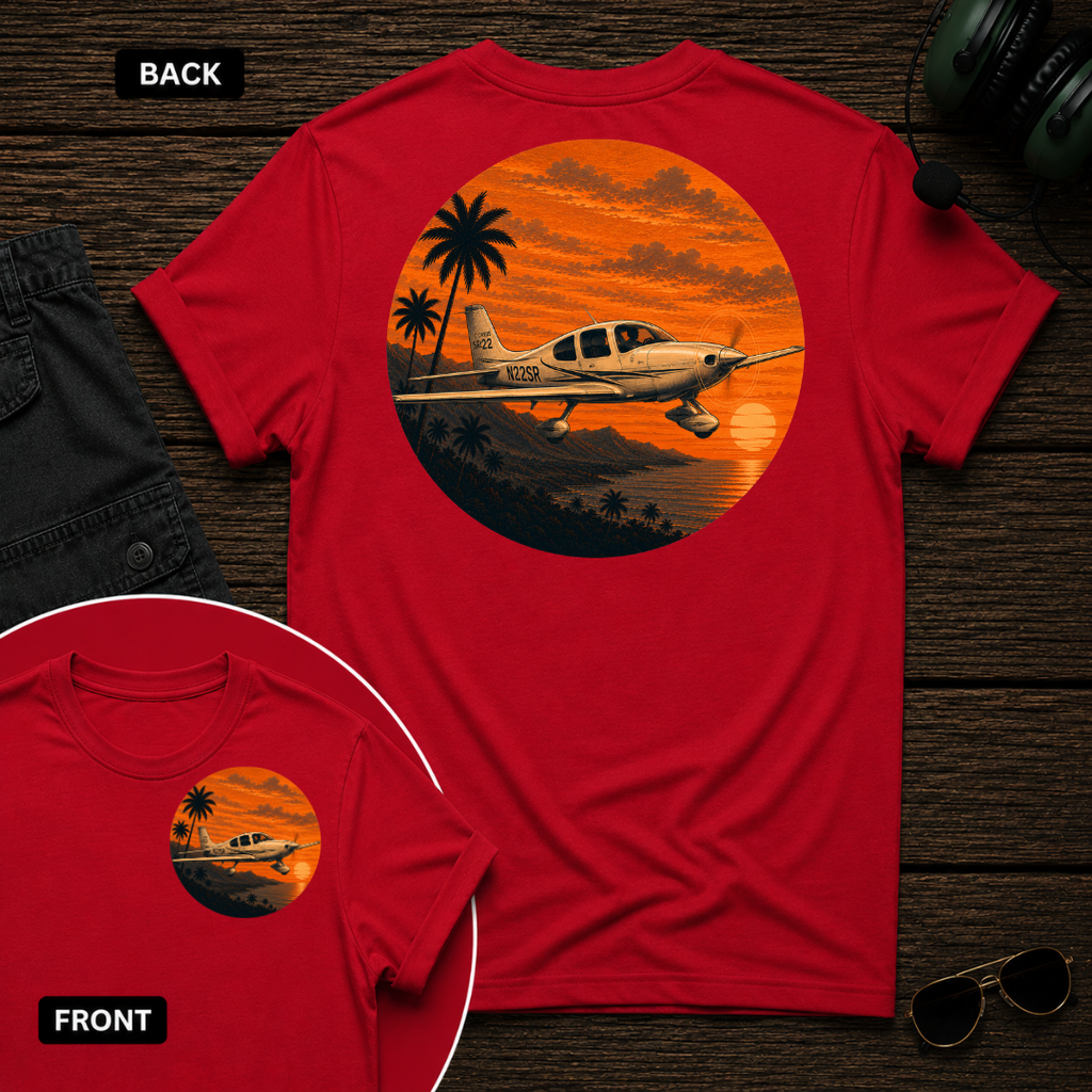 Cirrus Tropic Sunset SS 2 Sided T-shirt