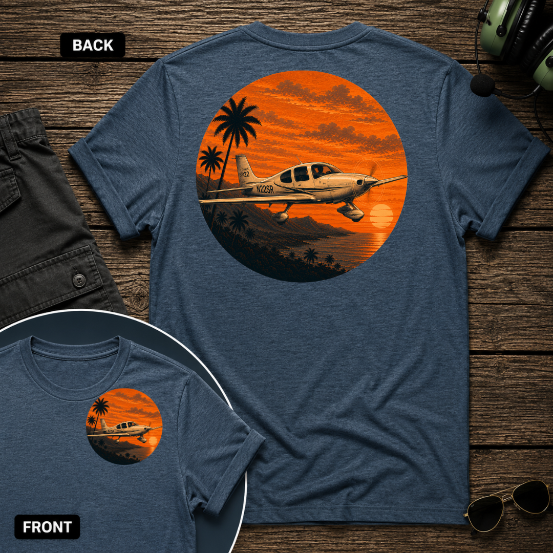 Cirrus Tropic Sunset SS 2 Sided T-shirt