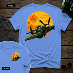 P-51 Tropic Sunset SS 2 Sided T-shirt
