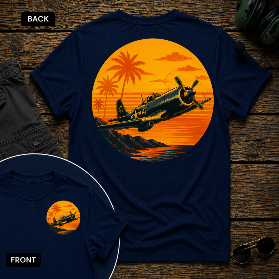 Hellcat Tropic Sunset SS 2 Sided T-shirt