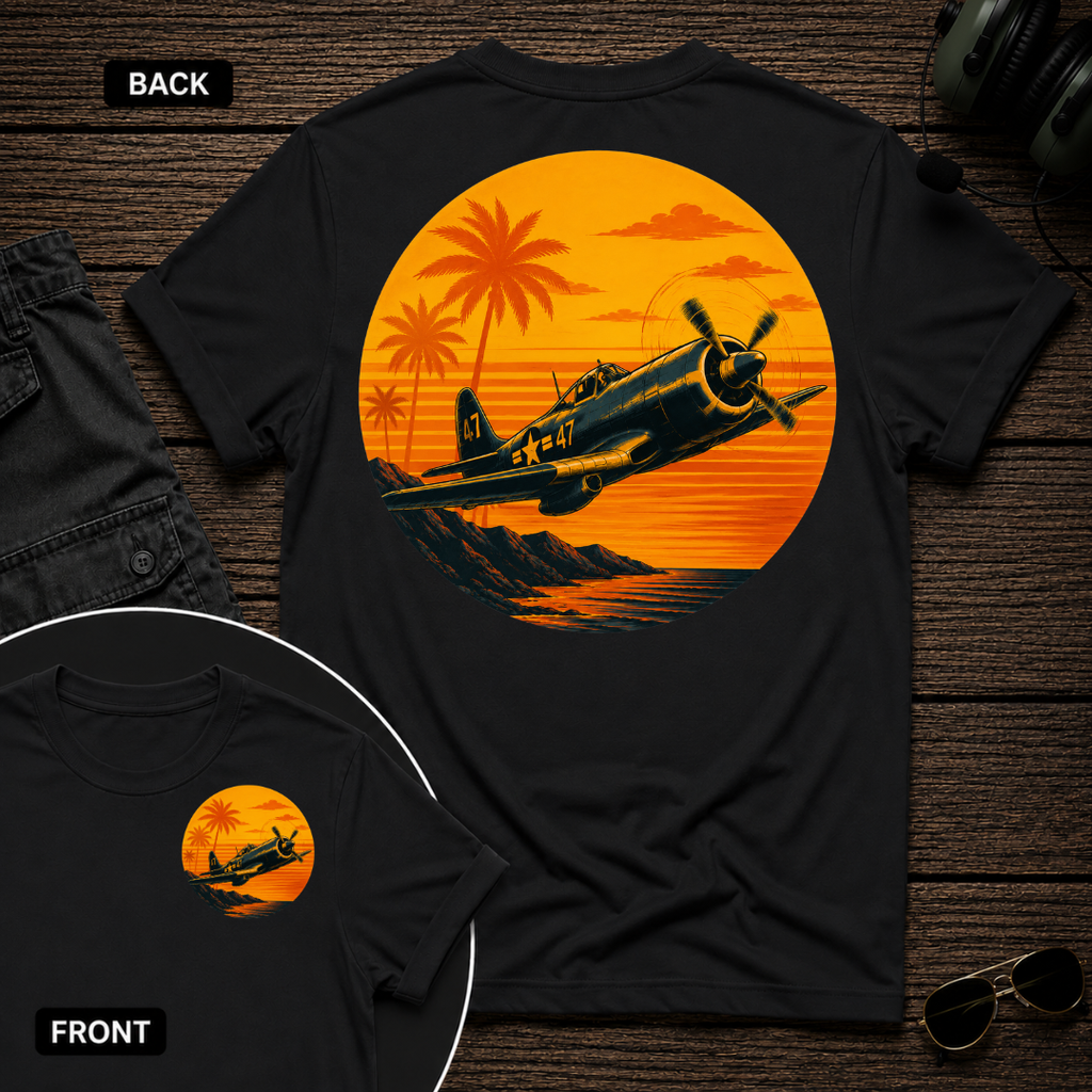 Hellcat Tropic Sunset SS 2 Sided T-shirt