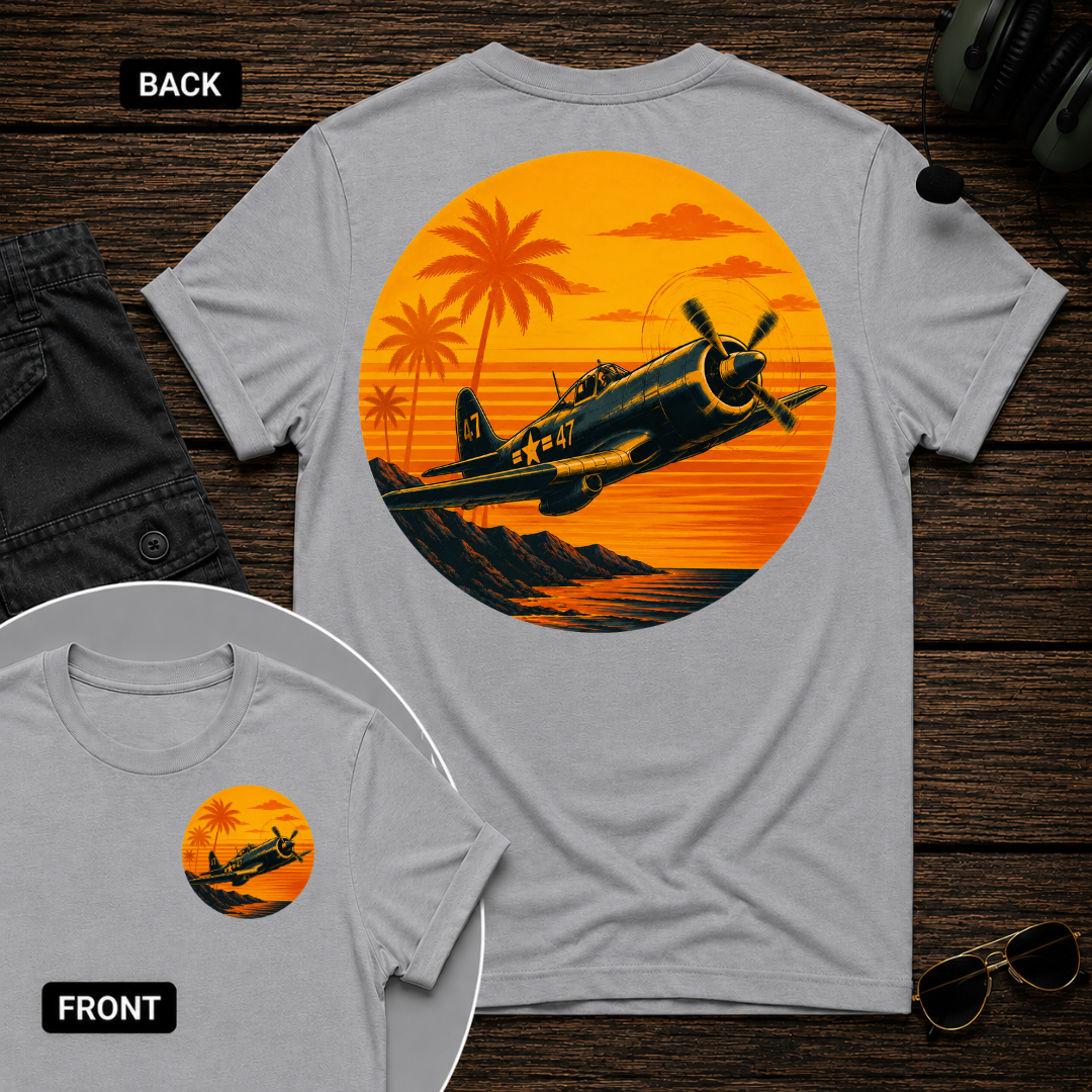 Hellcat Tropic Sunset SS 2 Sided T-shirt