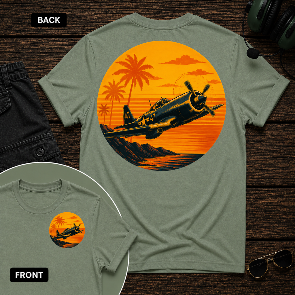 Hellcat Tropic Sunset SS 2 Sided T-shirt