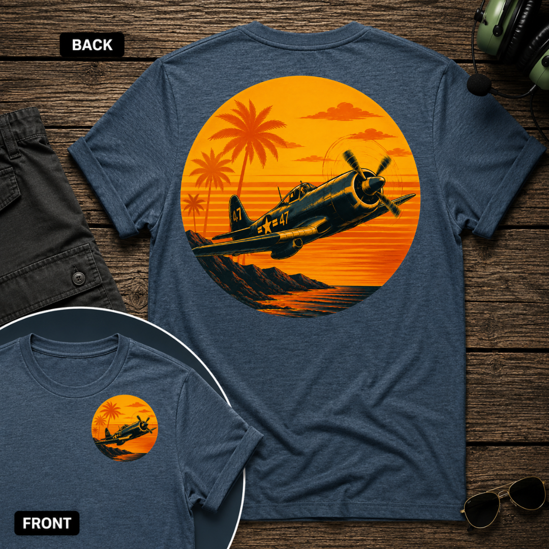 Hellcat Tropic Sunset SS 2 Sided T-shirt