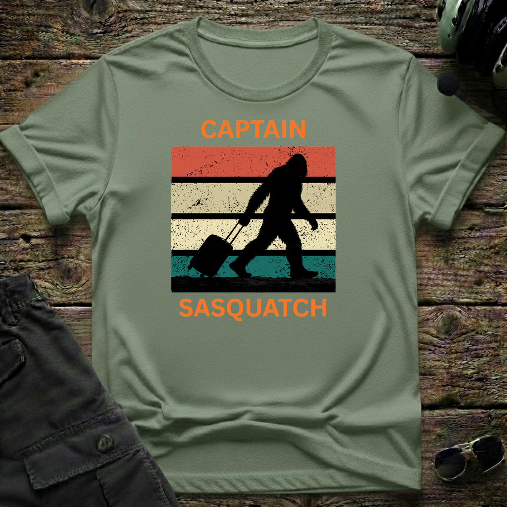 Captain Sasquatch T-shirt