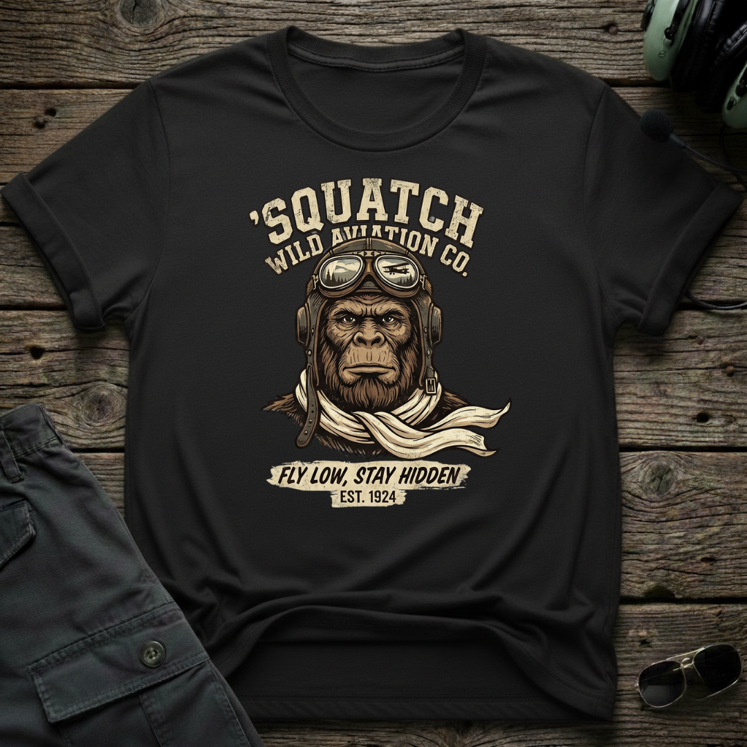 Squatch Wild Aviation Company T-shirt