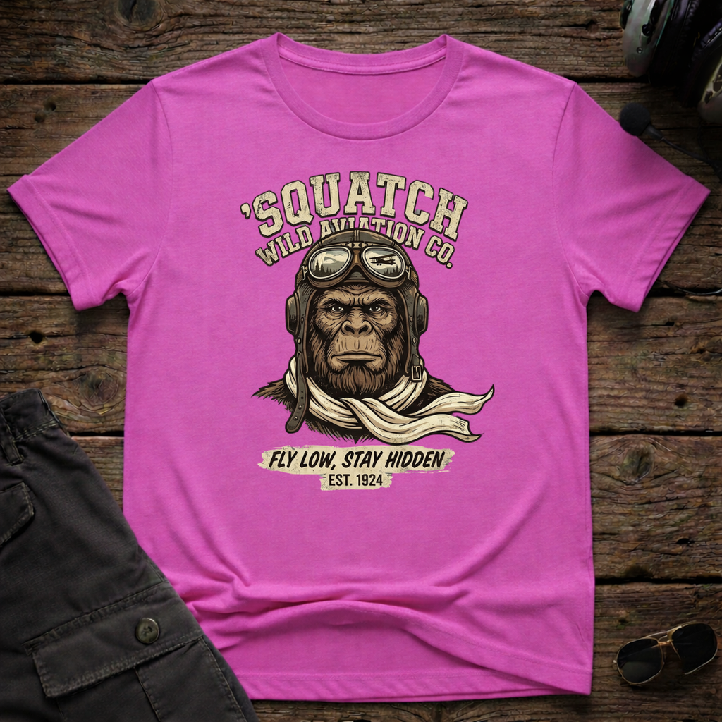 Squatch Wild Aviation Company T-shirt