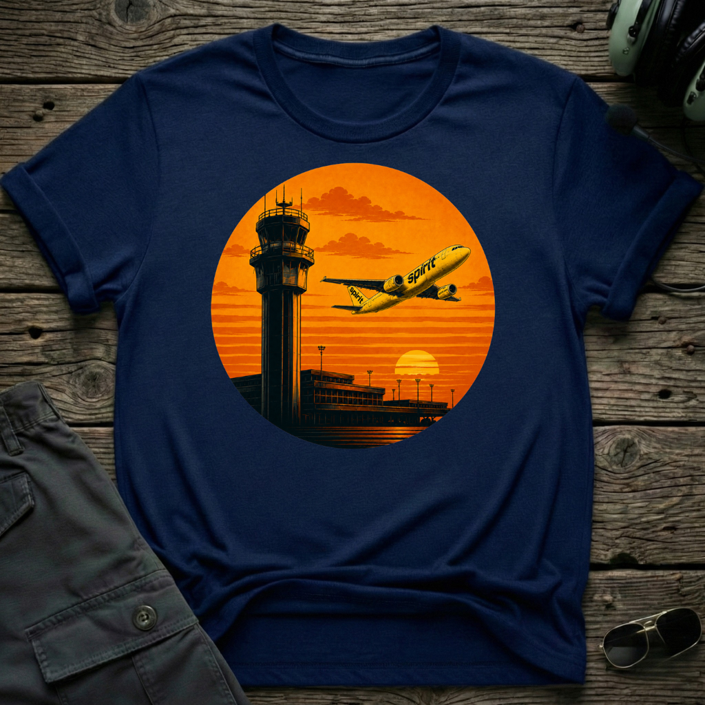 Spirit Airlines Tropic Sunset T-shirt