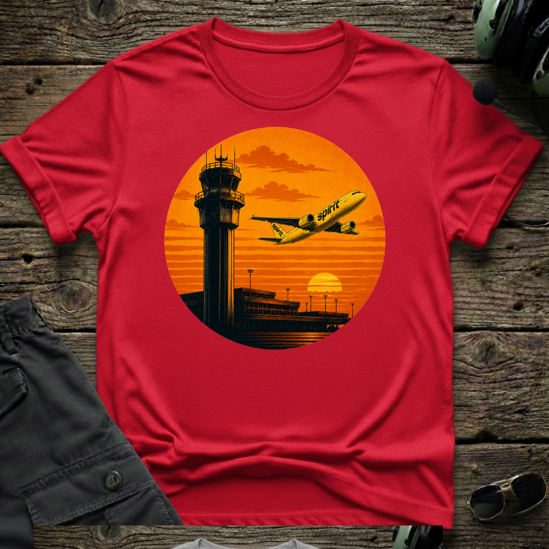 Spirit Airlines Tropic Sunset T-shirt