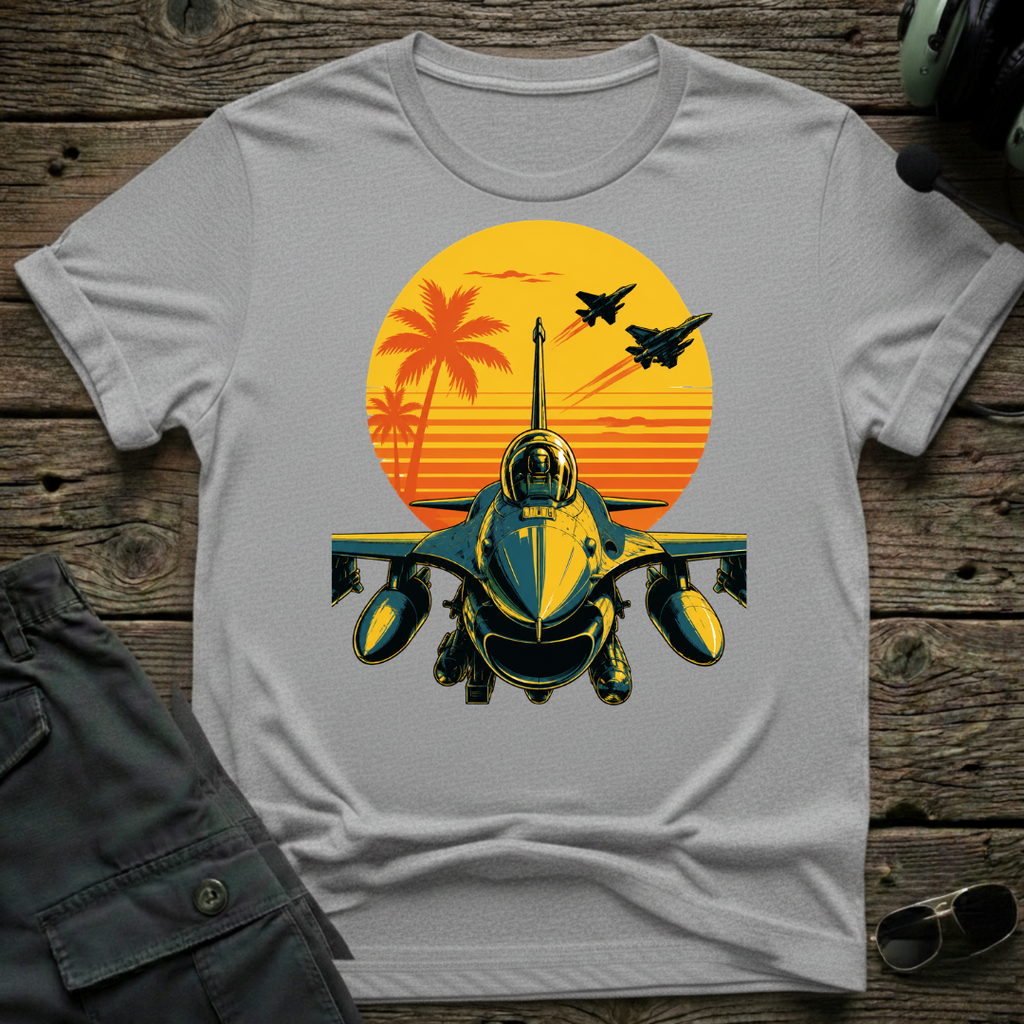 F-16 Tropic Sunset T-shirt