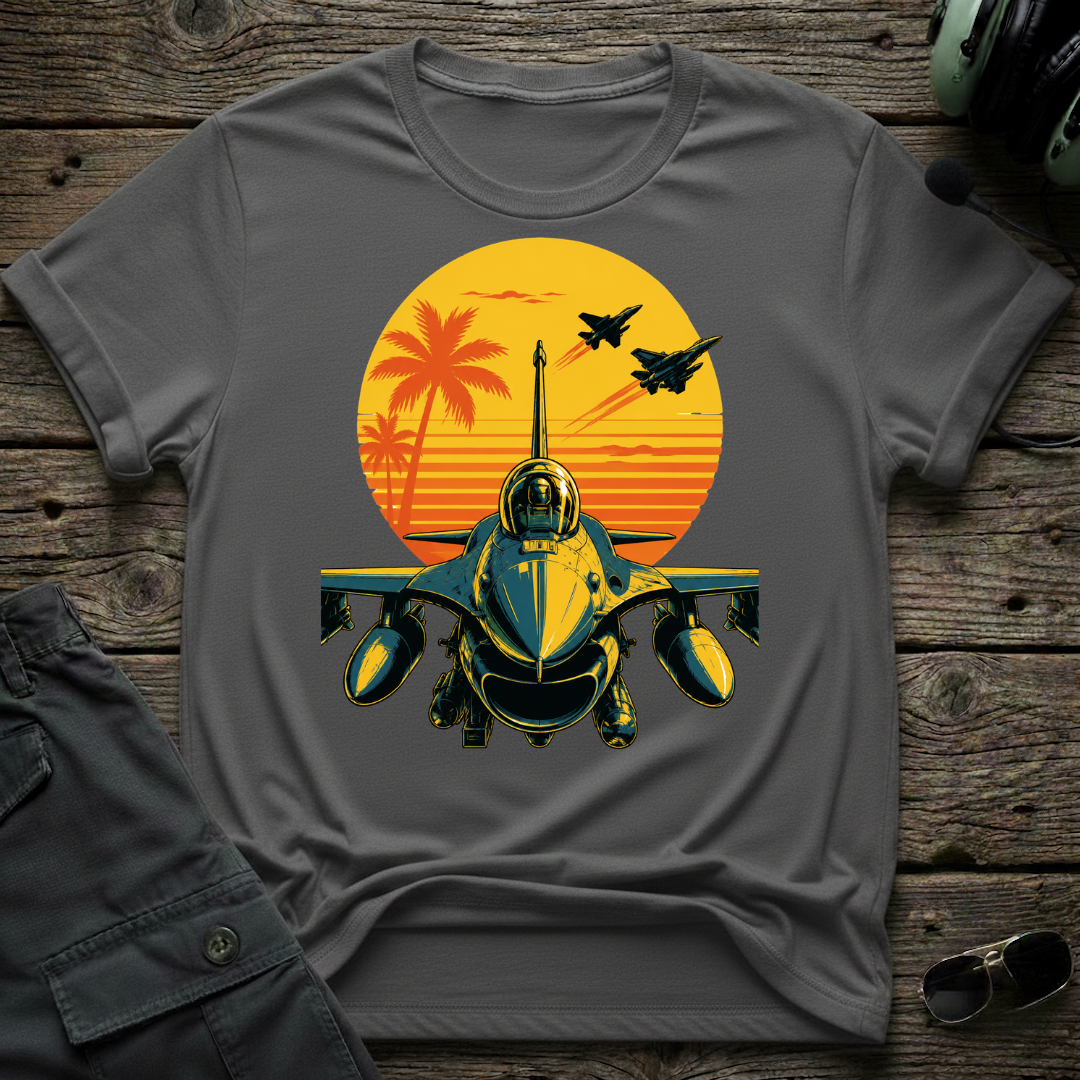 F-16 Tropic Sunset T-shirt