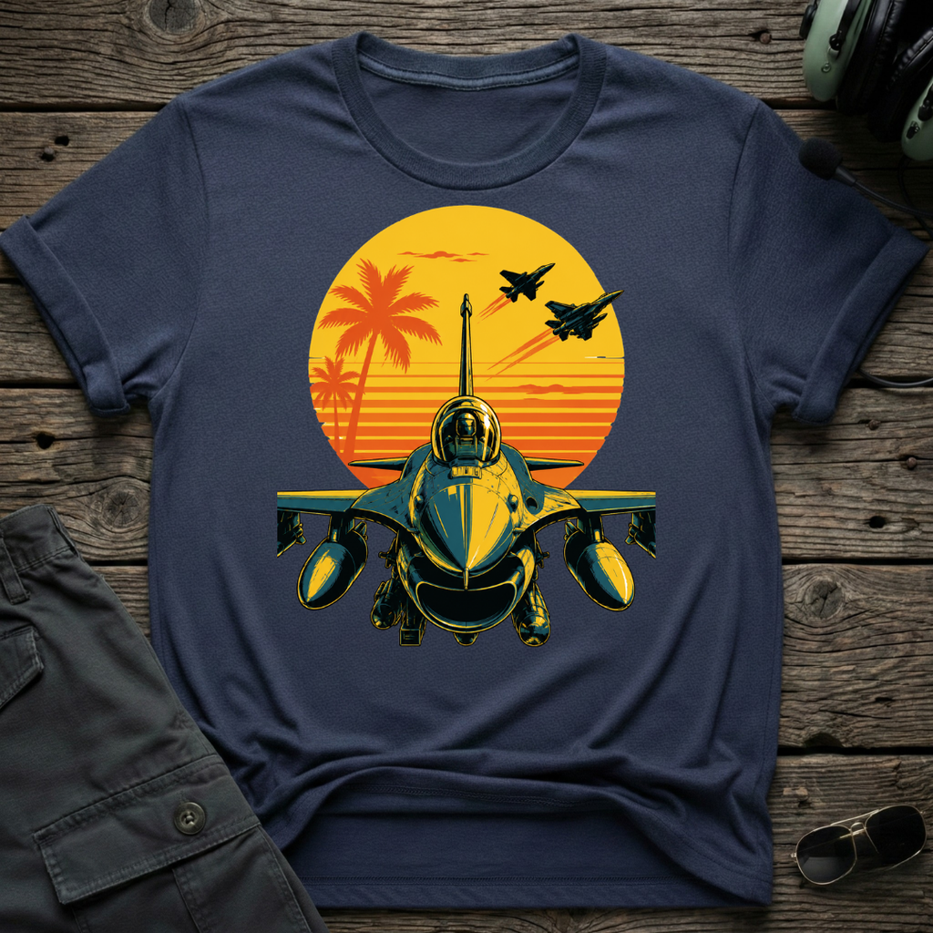 F-16 Tropic Sunset T-shirt