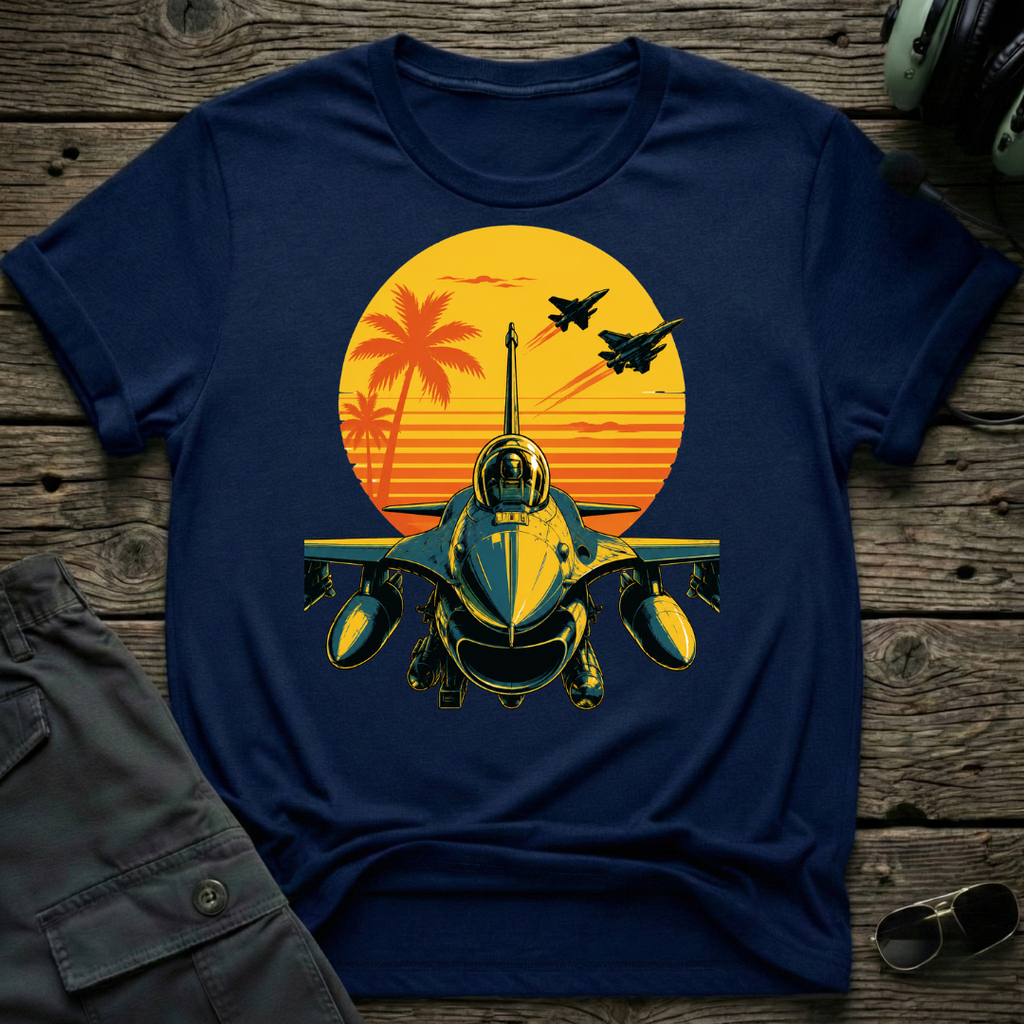 F-16 Tropic Sunset T-shirt