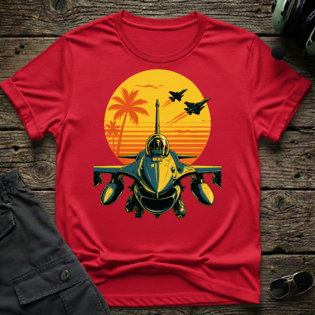 F-16 Tropic Sunset T-shirt