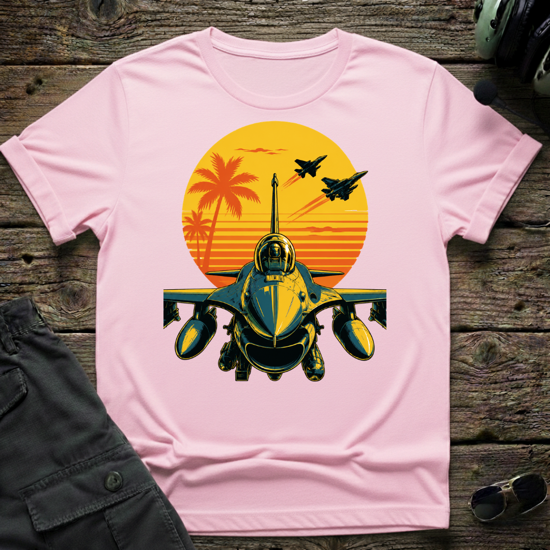 F-16 Tropic Sunset T-shirt