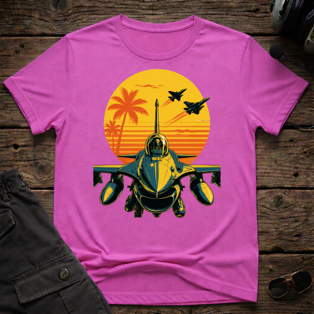 F-16 Tropic Sunset T-shirt