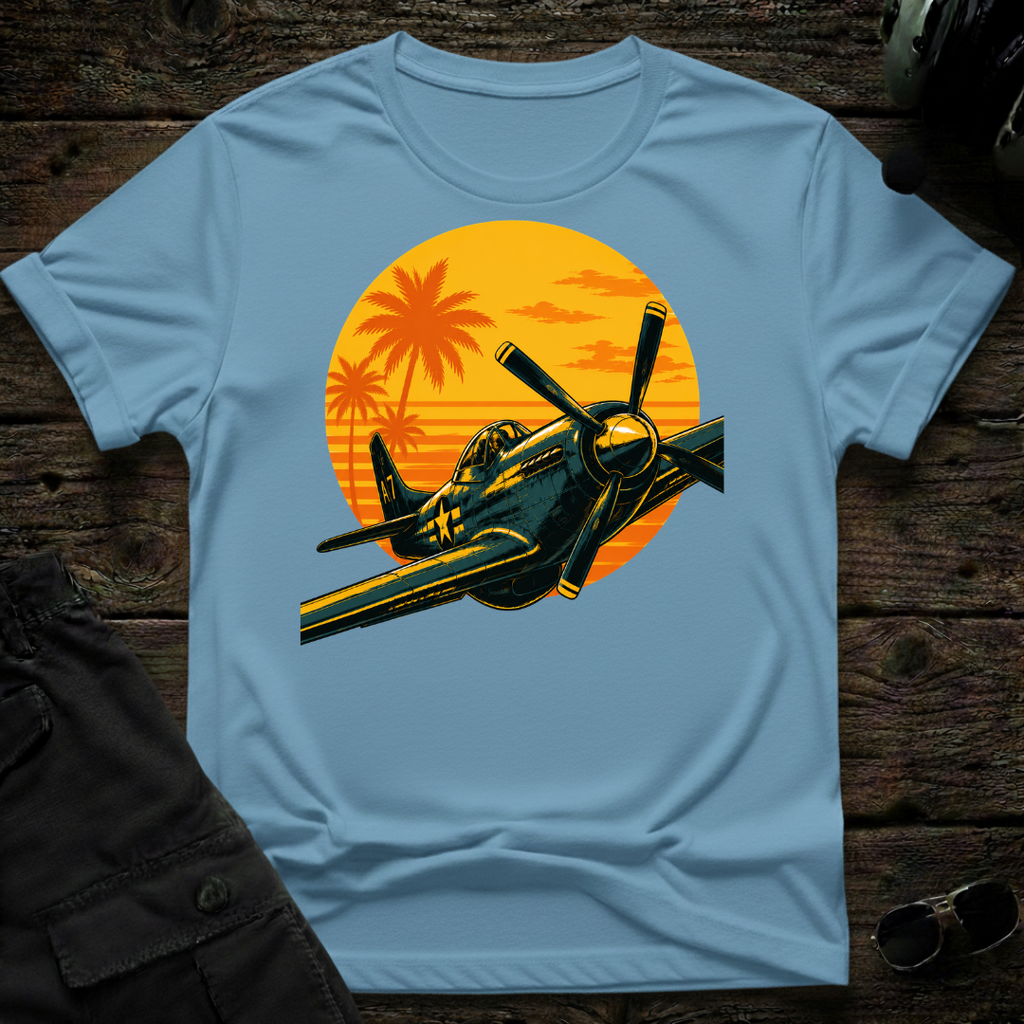 P-51 Tropic Sunset T-shirt
