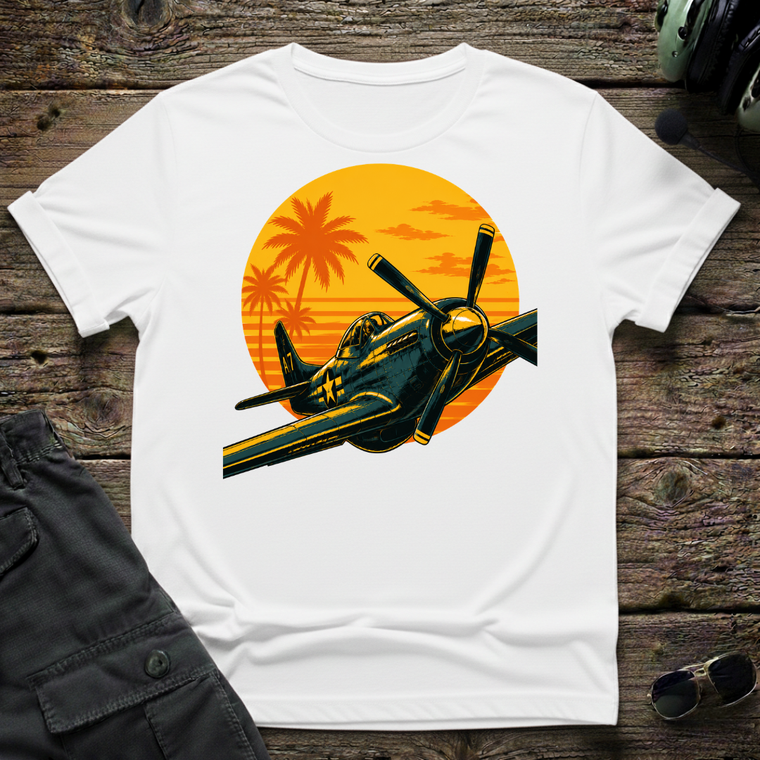 P-51 Tropic Sunset T-shirt