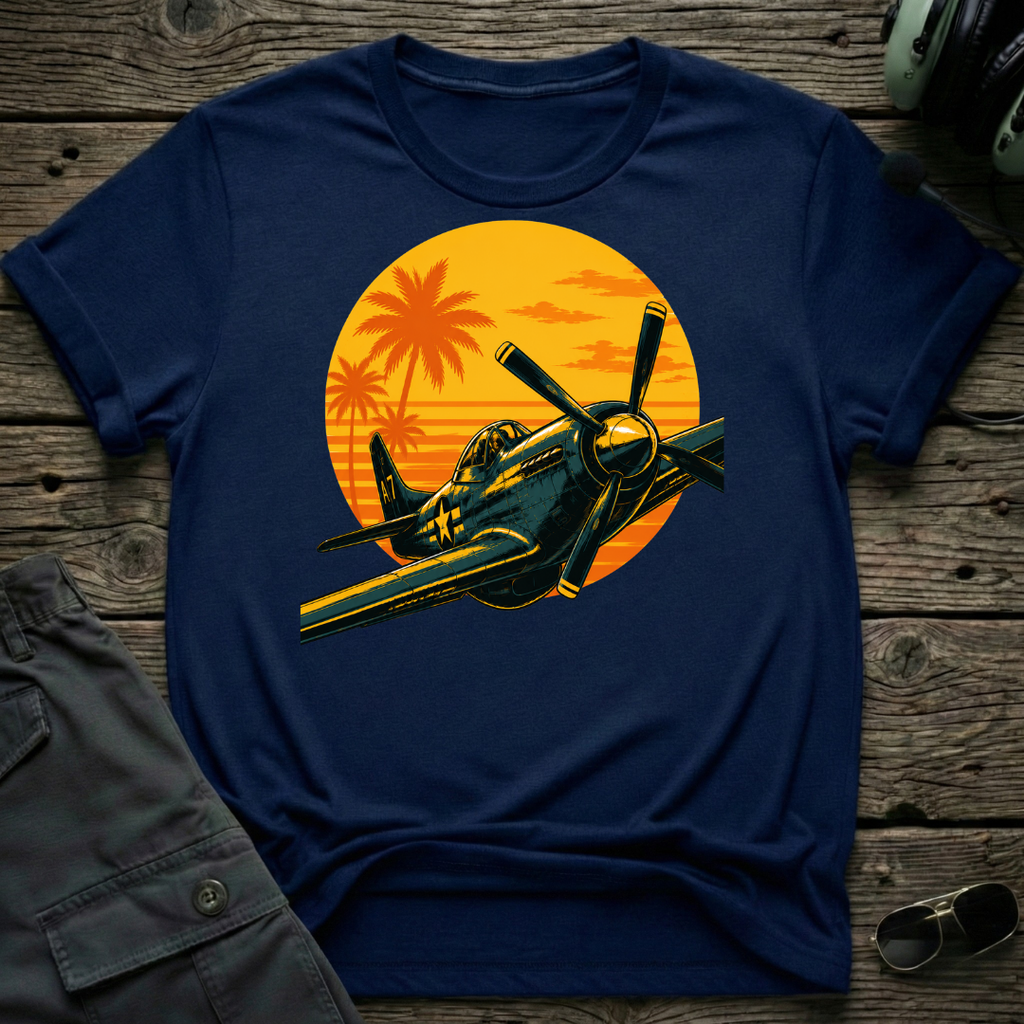P-51 Tropic Sunset T-shirt