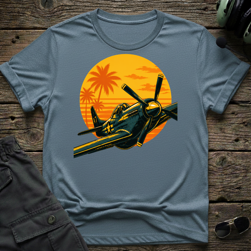 P-51 Tropic Sunset T-shirt
