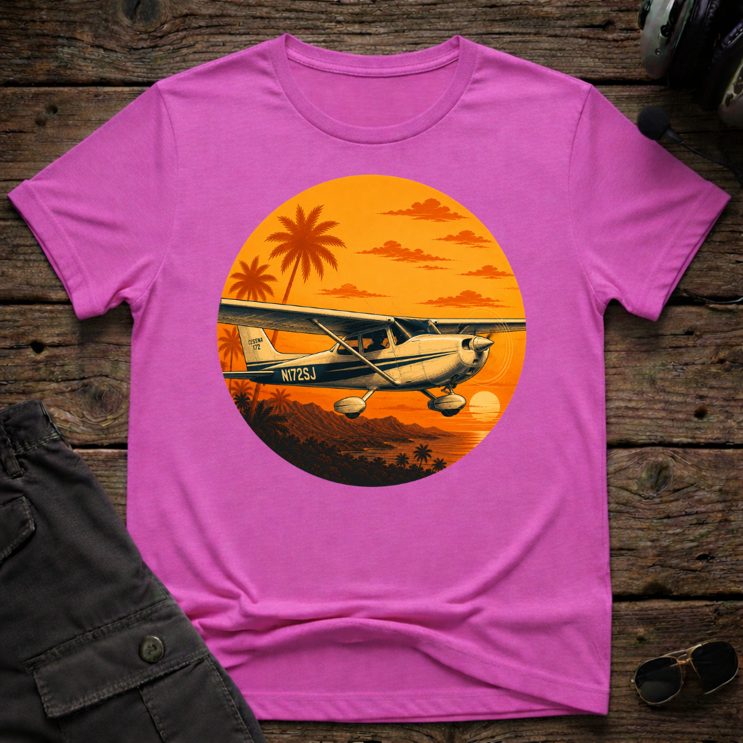 C-172 Tropic Sunset T-shirt
