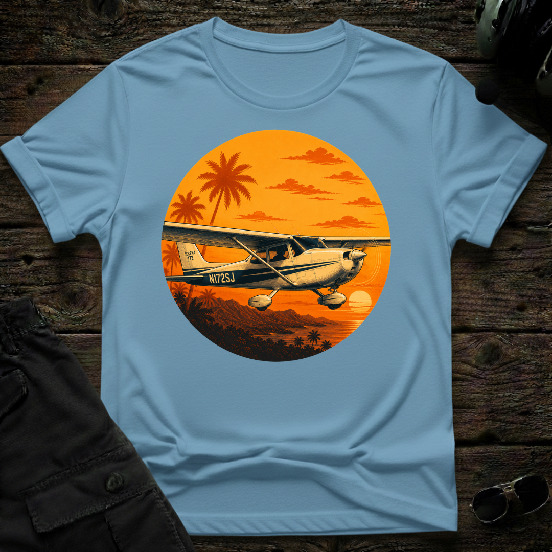 C-172 Tropic Sunset T-shirt