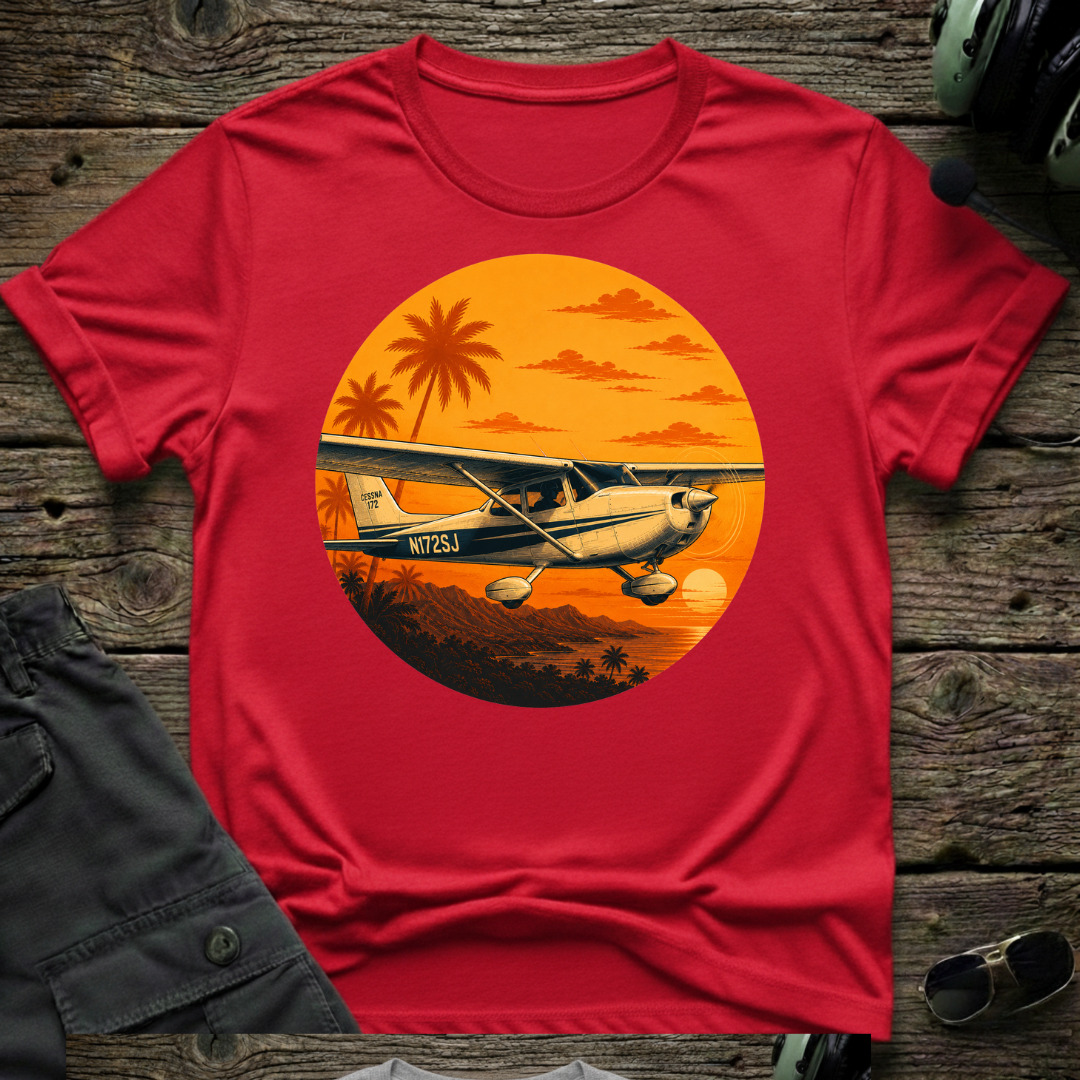 C-172 Tropic Sunset T-shirt