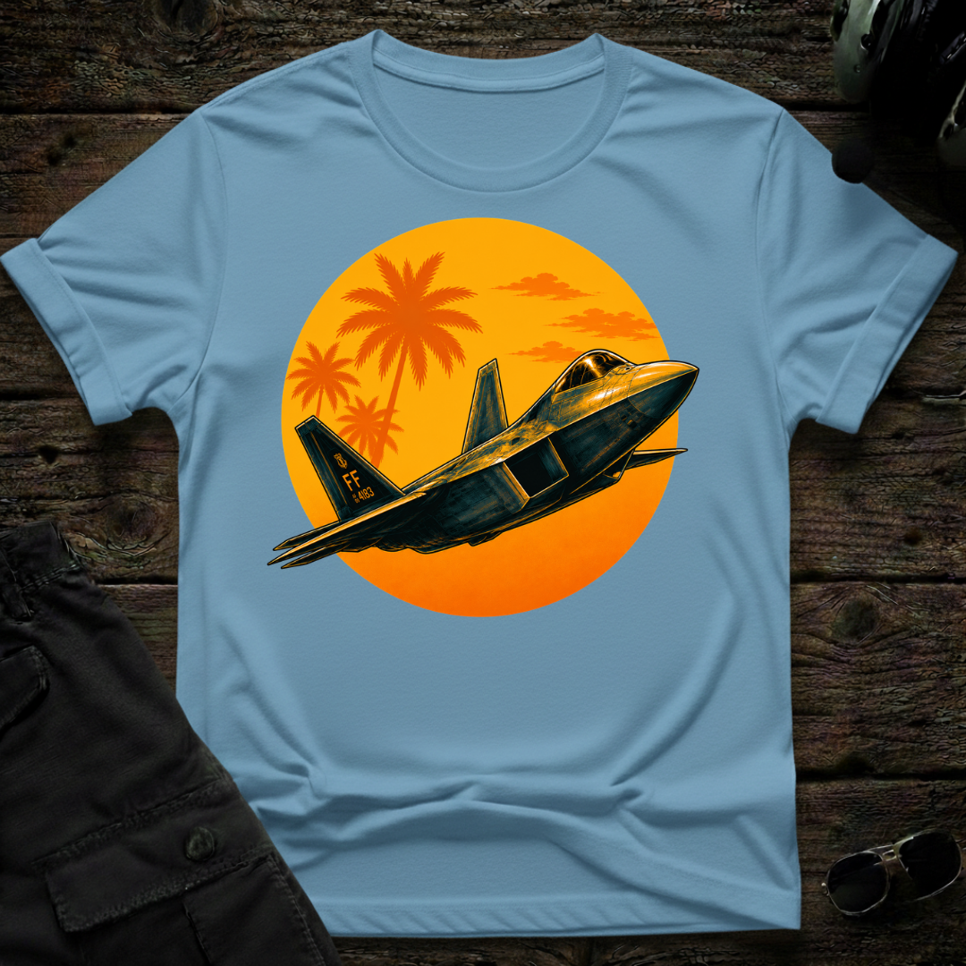 F-22 Tropic Sunset T-shirt