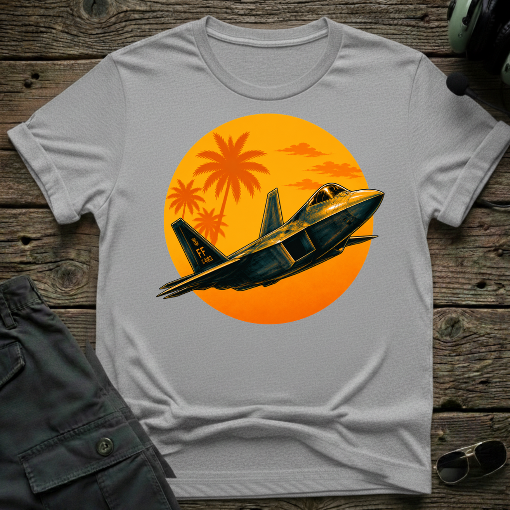 F-22 Tropic Sunset T-shirt