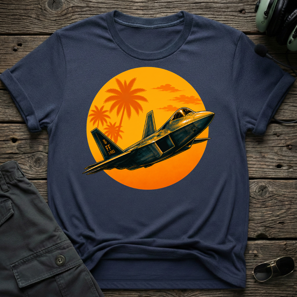 F-22 Tropic Sunset T-shirt