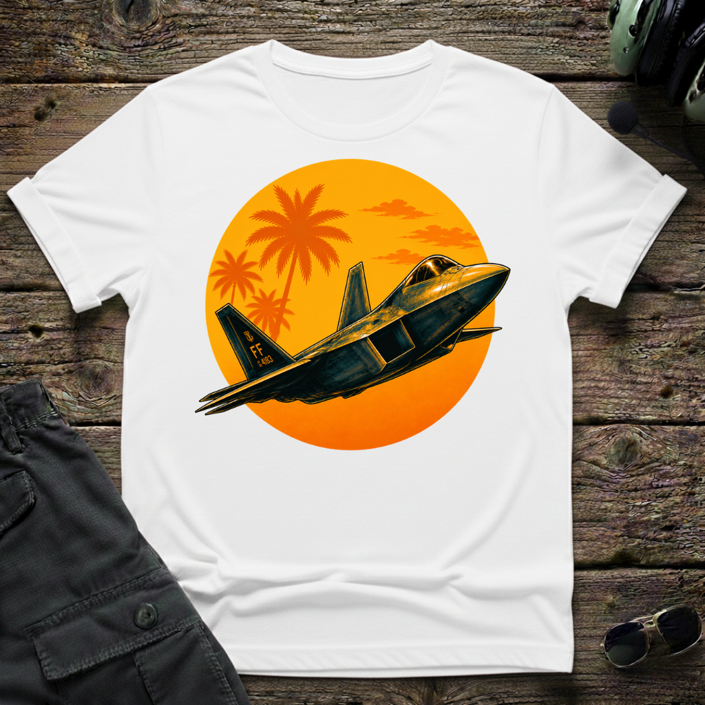 F-22 Tropic Sunset T-shirt