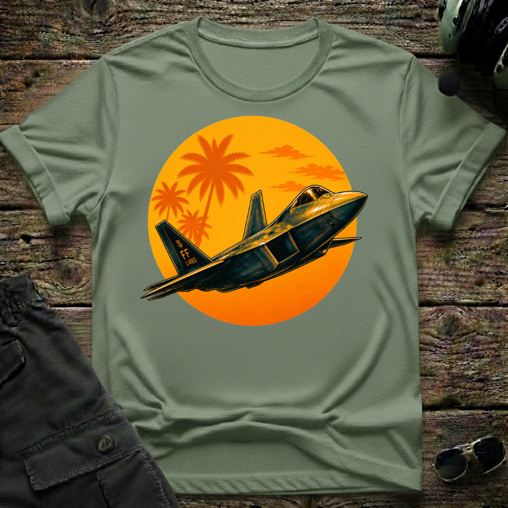 F-22 Tropic Sunset T-shirt