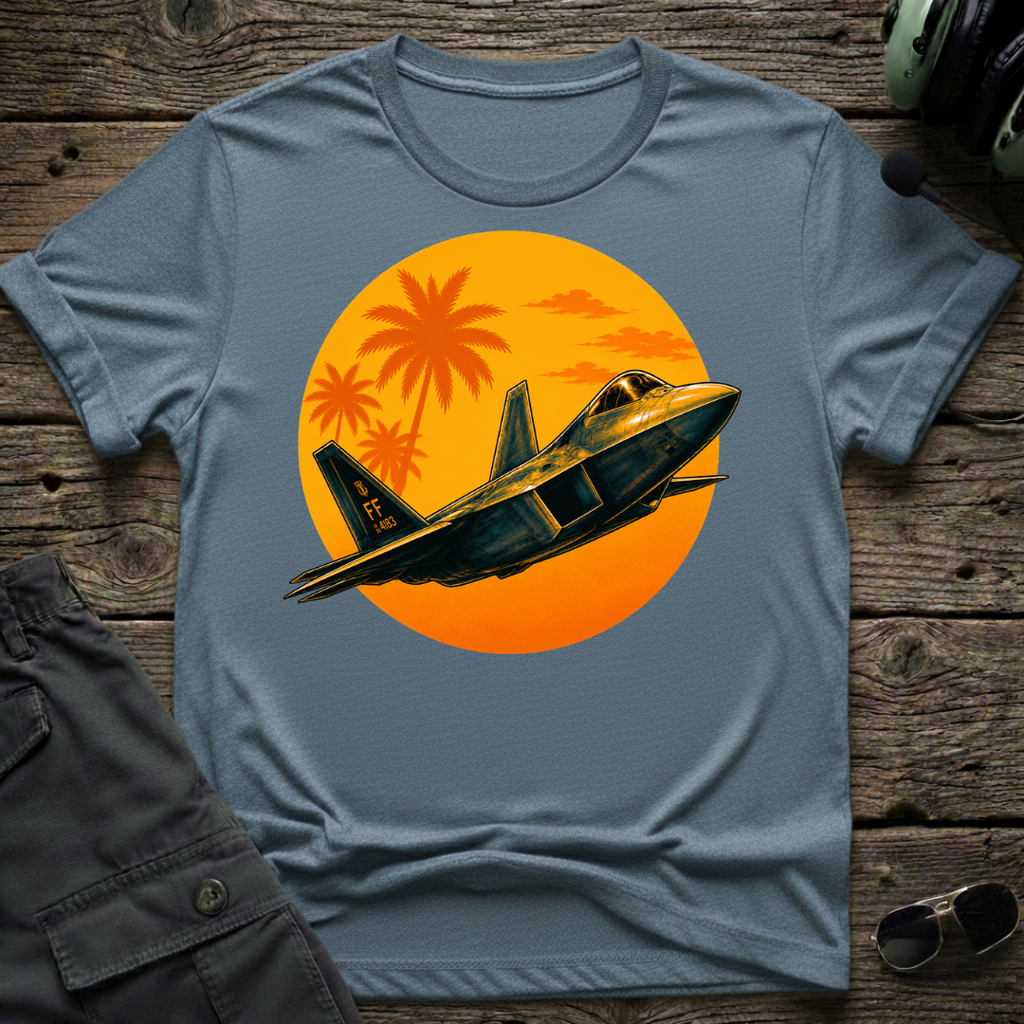 F-22 Tropic Sunset T-shirt