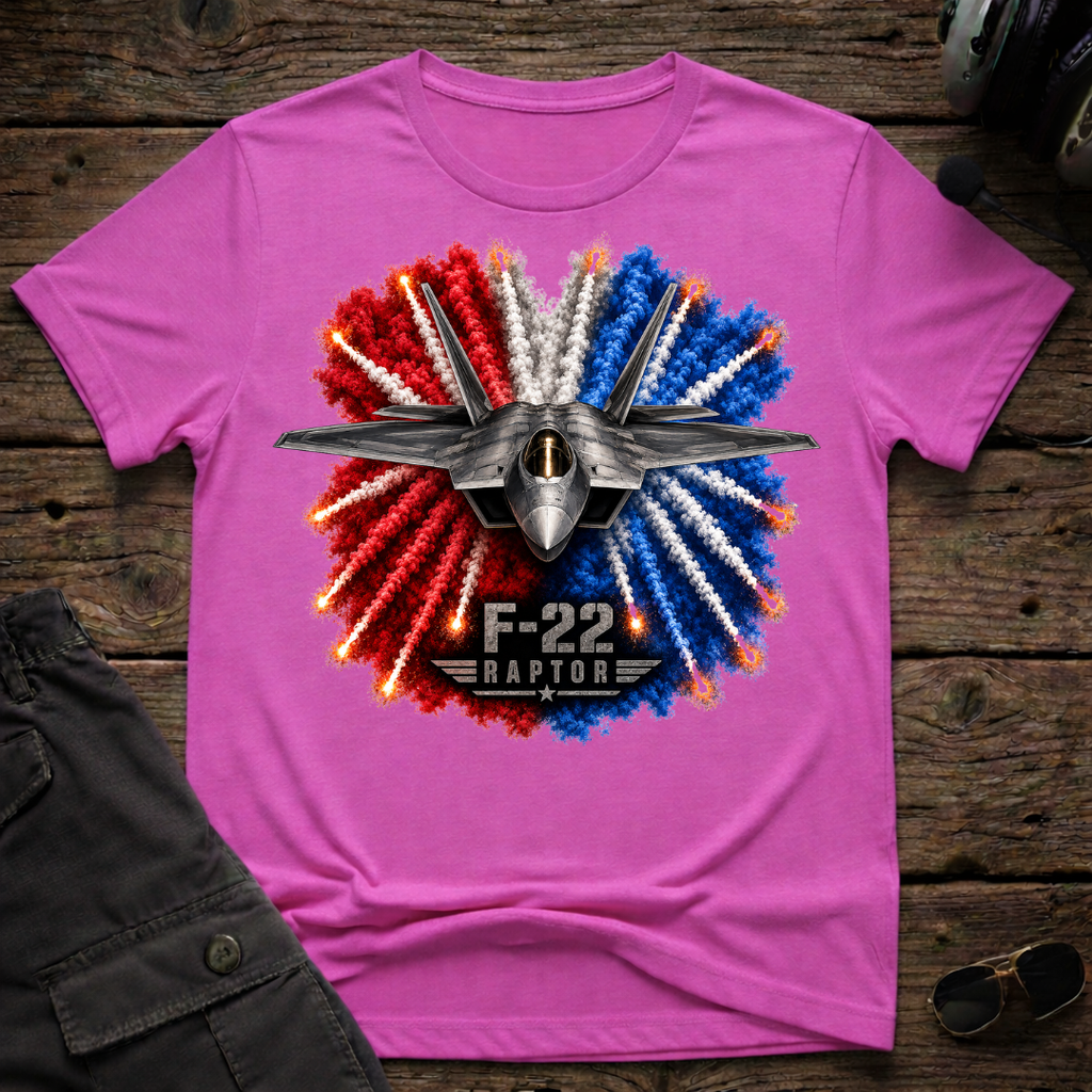 F-22 Fireworks T-shirt
