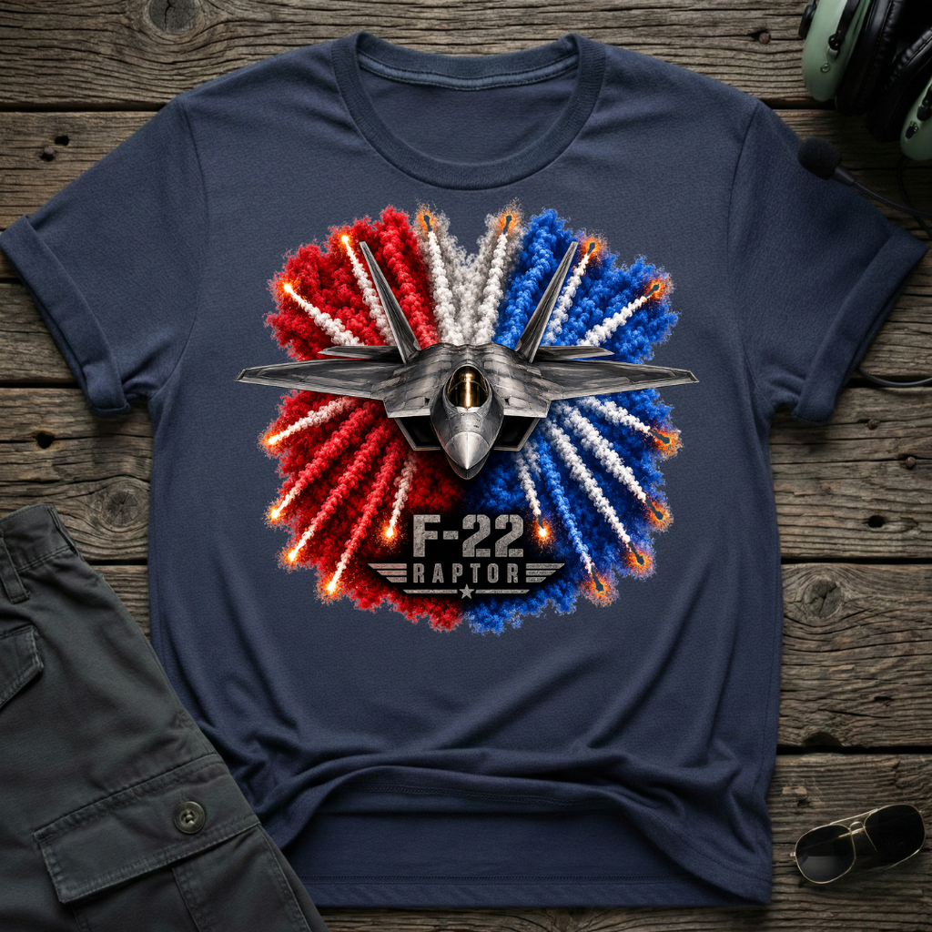 F-22 Fireworks T-shirt