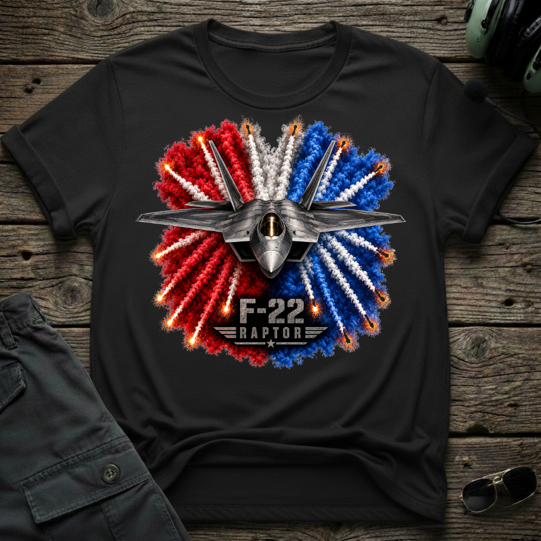 F-22 Fireworks T-shirt