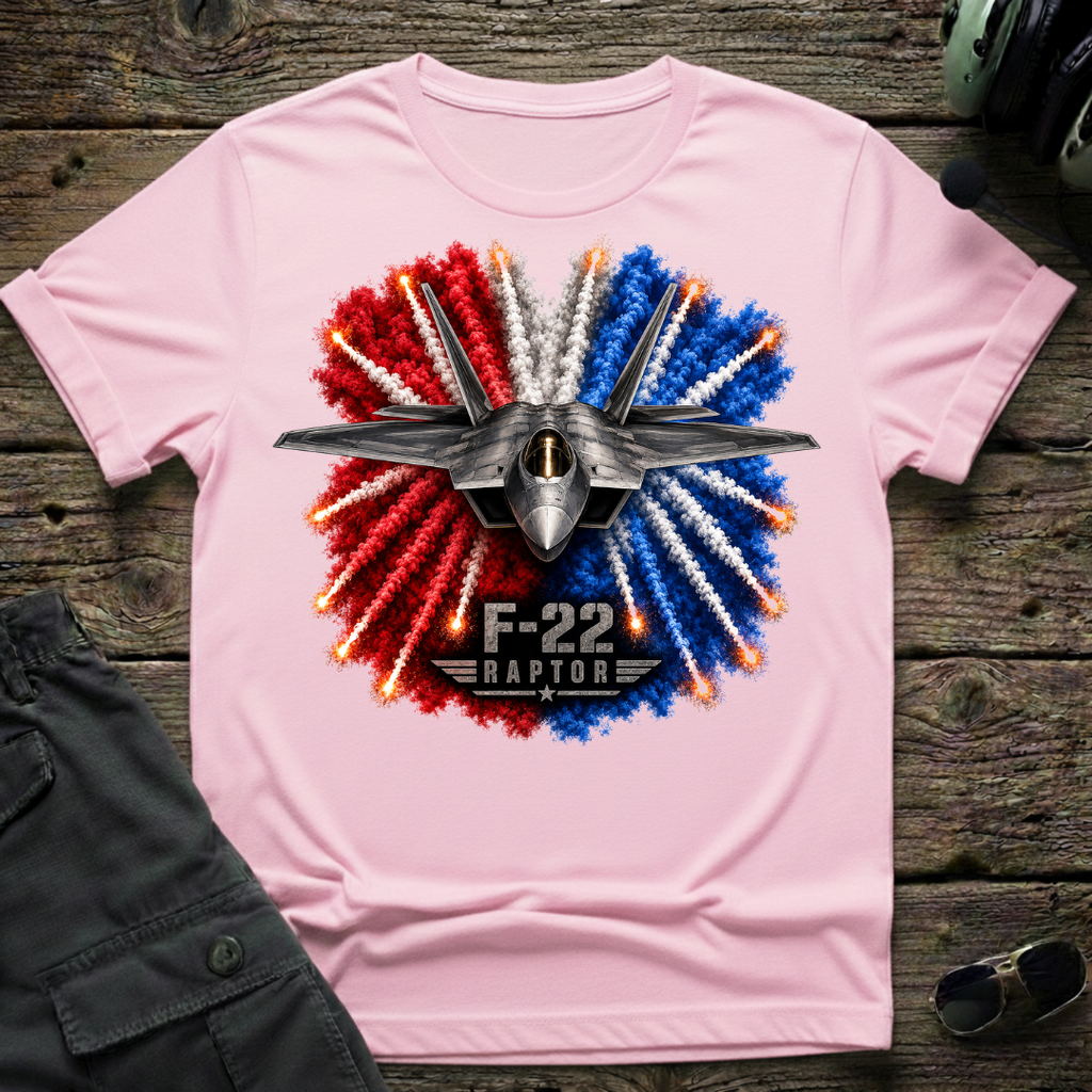 F-22 Fireworks T-shirt