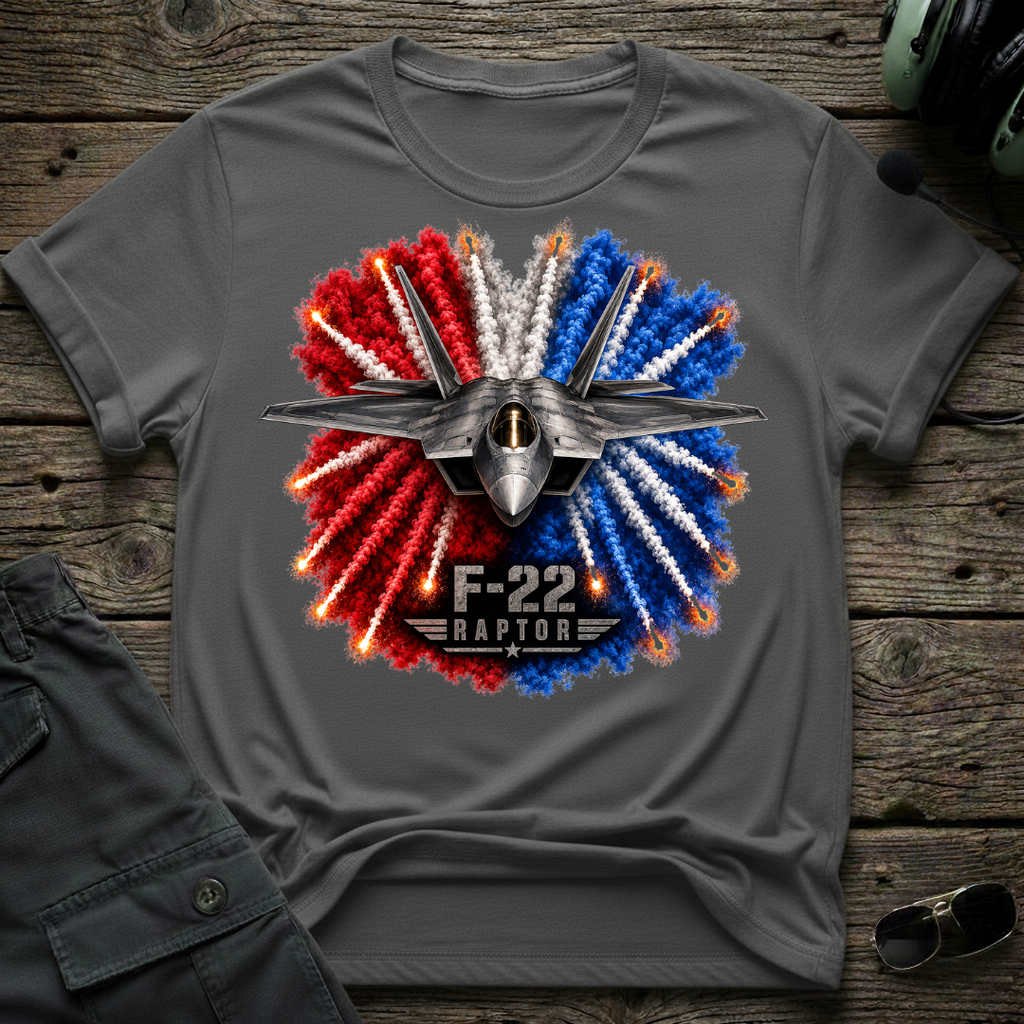 F-22 Fireworks T-shirt