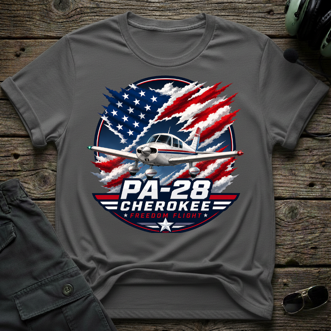 PA-28 Cherokee Freedom Flight T-shirt
