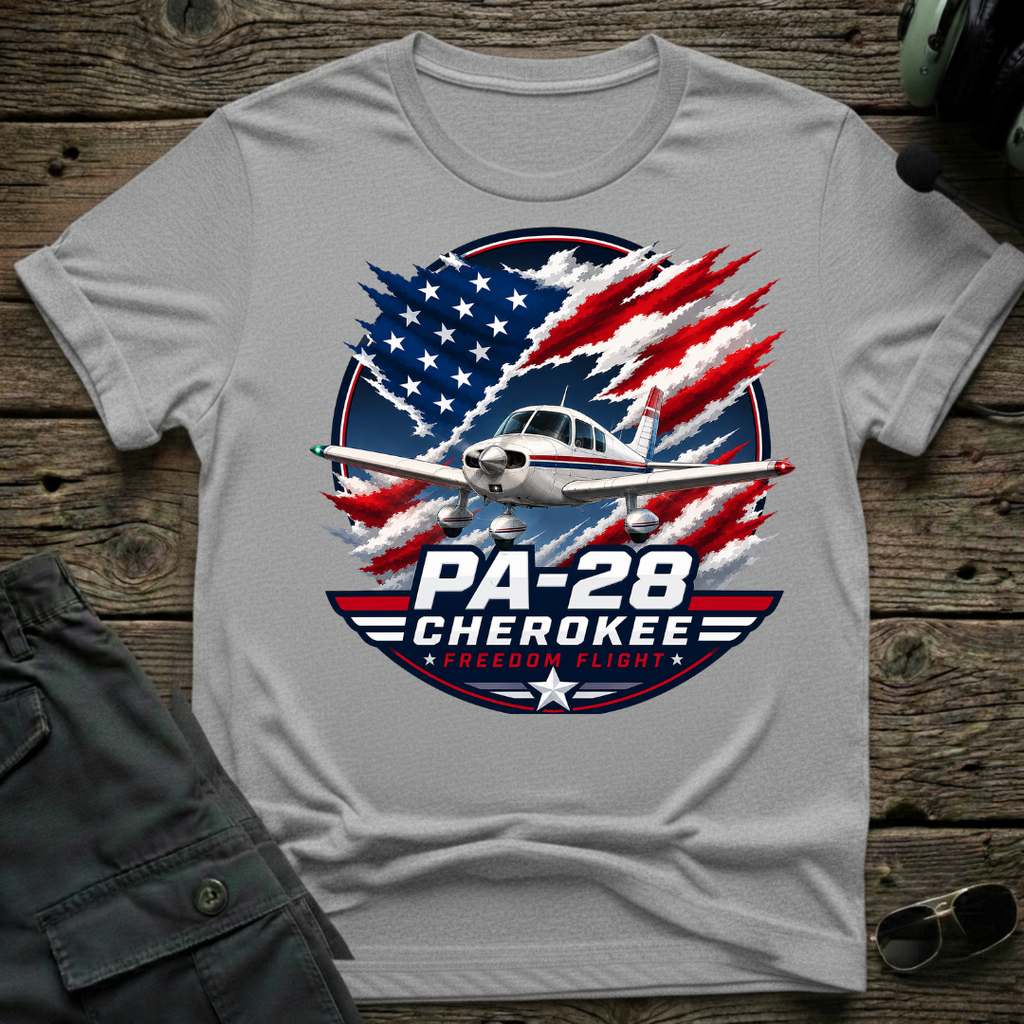 PA-28 Cherokee Freedom Flight T-shirt