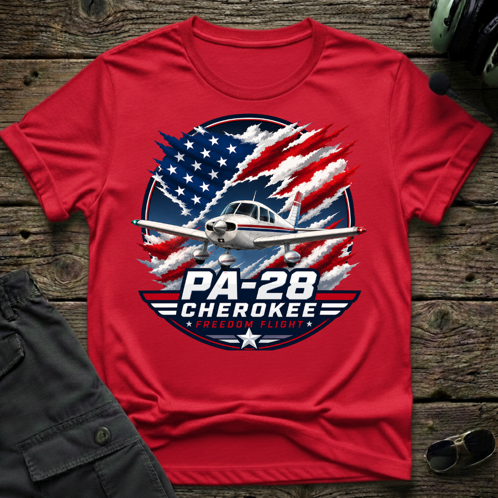 PA-28 Cherokee Freedom Flight T-shirt