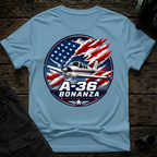 A-36 Bonanza Freedom Flight T-shirt
