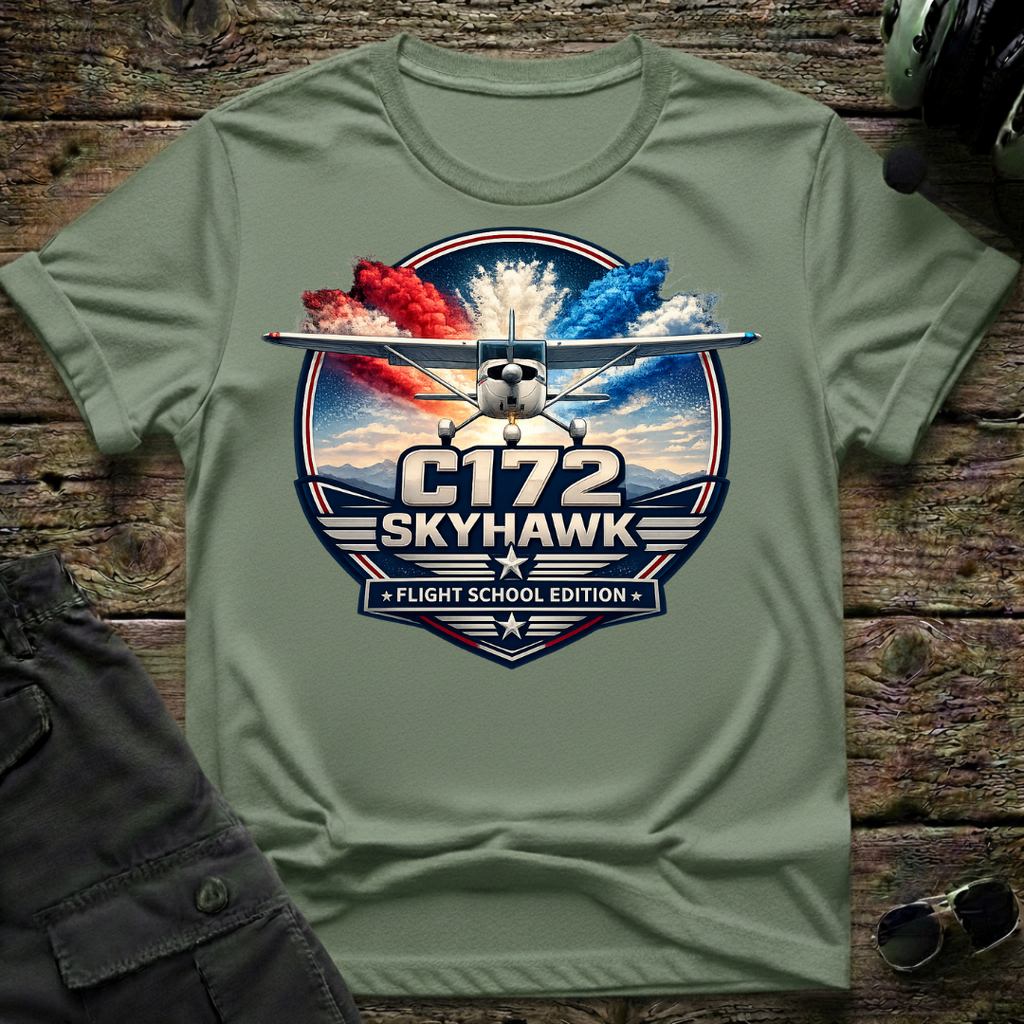 C172 Flight School Edition T-shirt