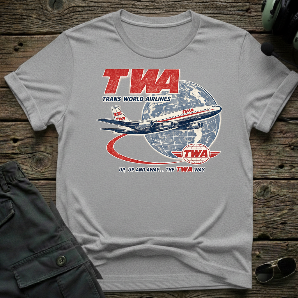 Up Up and Away TWA T-shirt