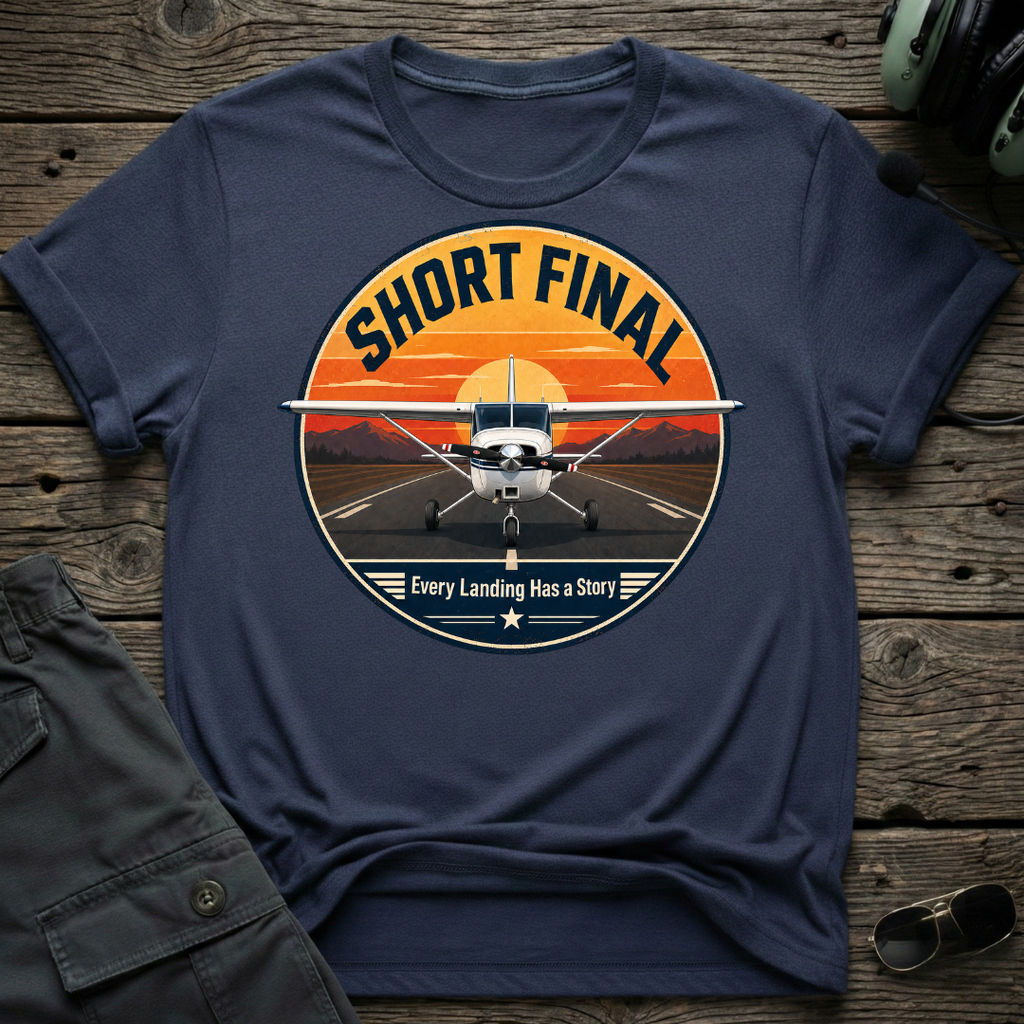 Short Final Cessna T-shirt