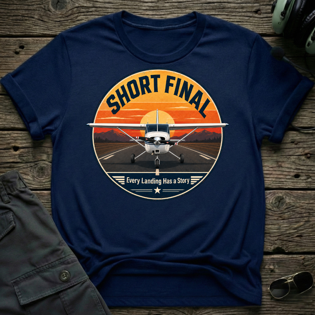 Short Final Cessna T-shirt