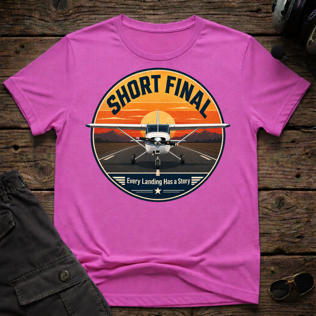 Short Final Cessna T-shirt